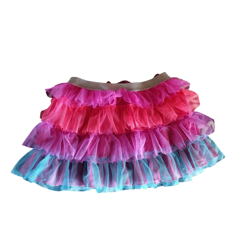 Colorful Layered Tulle Skirt